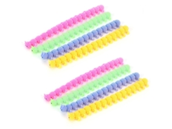 Ats-8 Piezas Juguetes Sensoriales De Oruga Para Antiestrés Estiradores Para Adolescentes Y Adultos