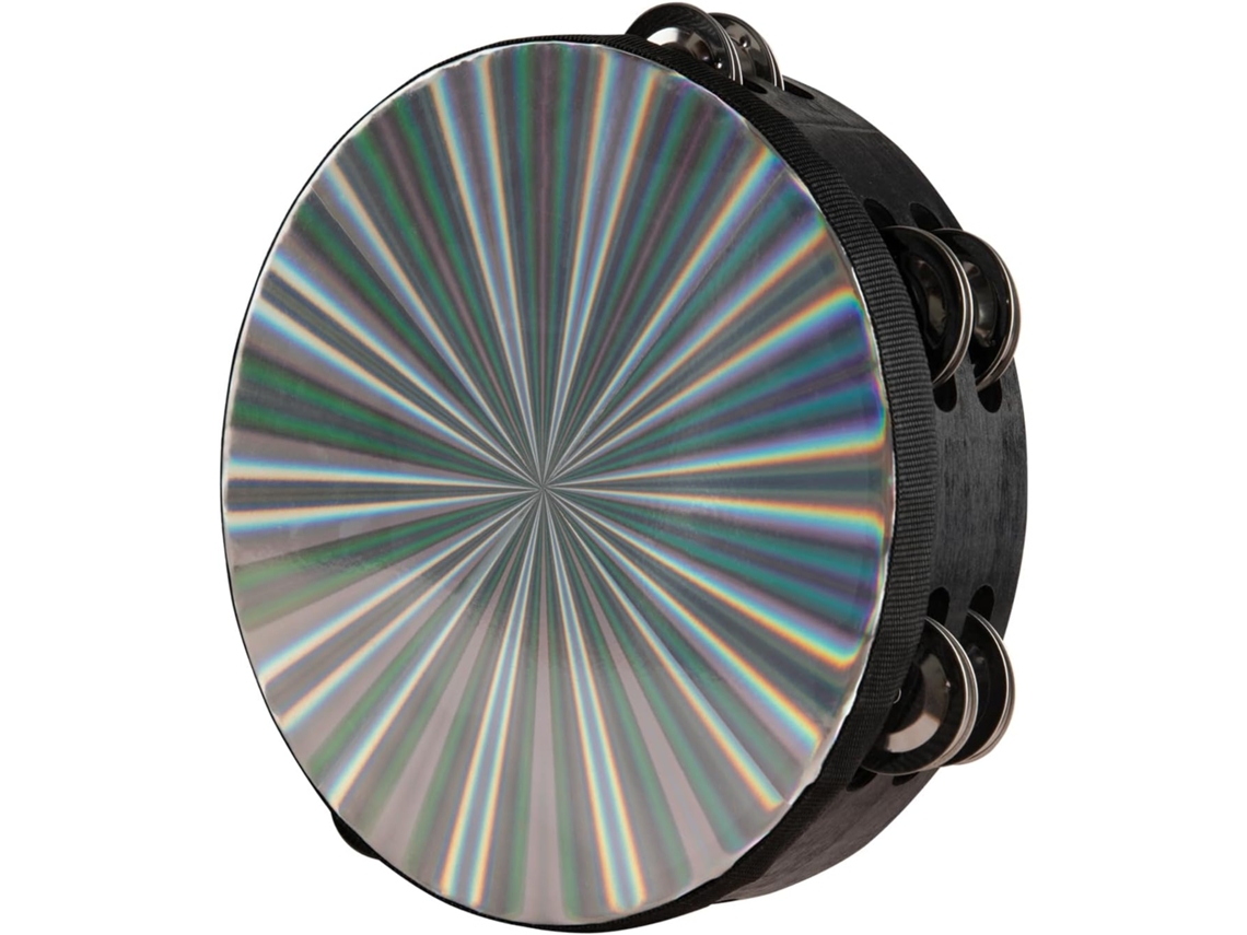 Pandereta De 8 Pulgadas Con Campana De Metal De Doble Fila Instrumento De Percusión De Pandereta Manualmente Adecuado Para Juegos Y Fiestas CUICH
