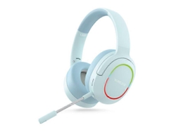 Auriculares Bluetooth 5.1 Auriculares inalámbricos estéreo con sonido envolvente para jugadores con micrófono y luz colorida Auriculares para PC y portátil