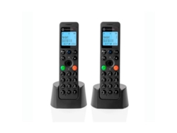 Teléfono Motorola Dot202 Dect Duo negro
