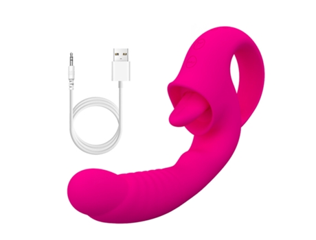 Vibrador de masturbación de 10 frecuencias para mujeres (rosa) OEMG