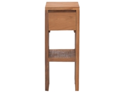 Mesita De Noche | Mesilla De Noche Madera Maciza De Teca 20x35x50 Cm Wsd926600