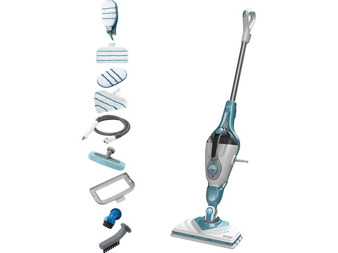 Limpiador trapeador a vapor 1600w azul BHSM166DSMQS - BLACK+DECKER