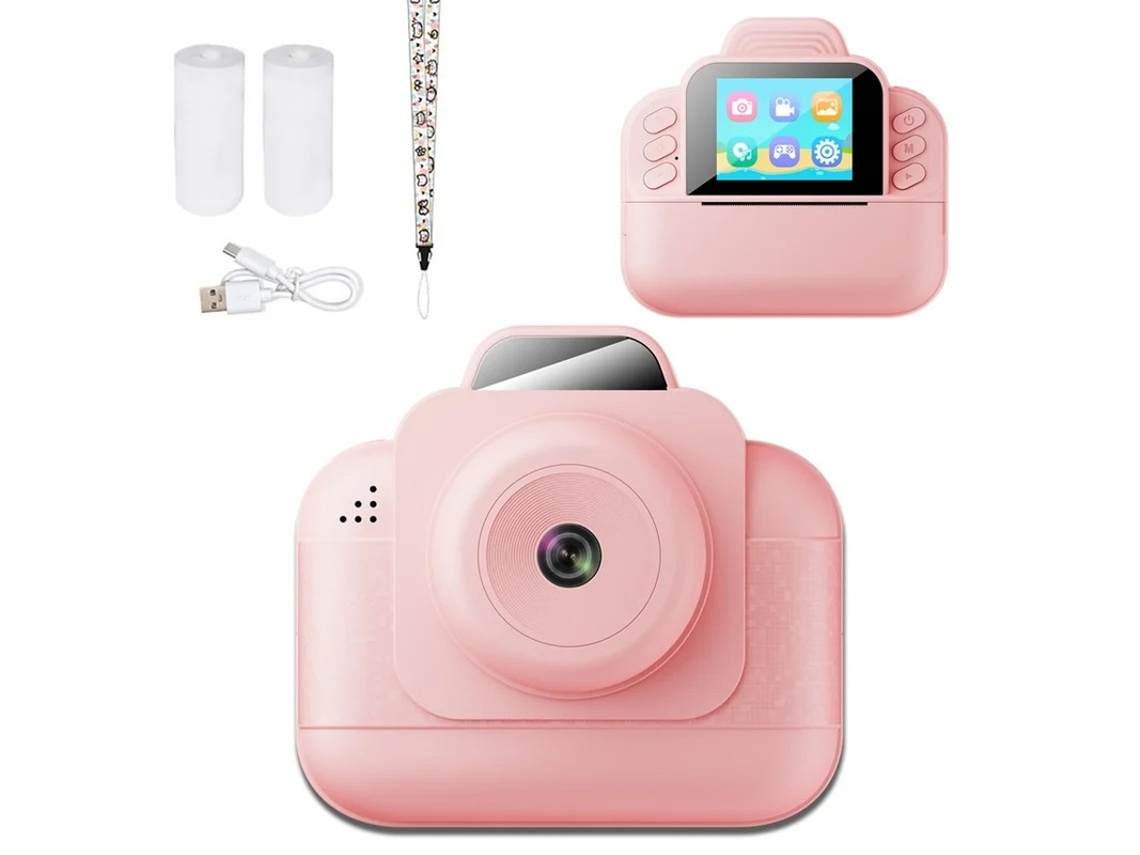 Cámara digital Yizhood Instant Impress, cámaras digitales, videocámaras HD rosa