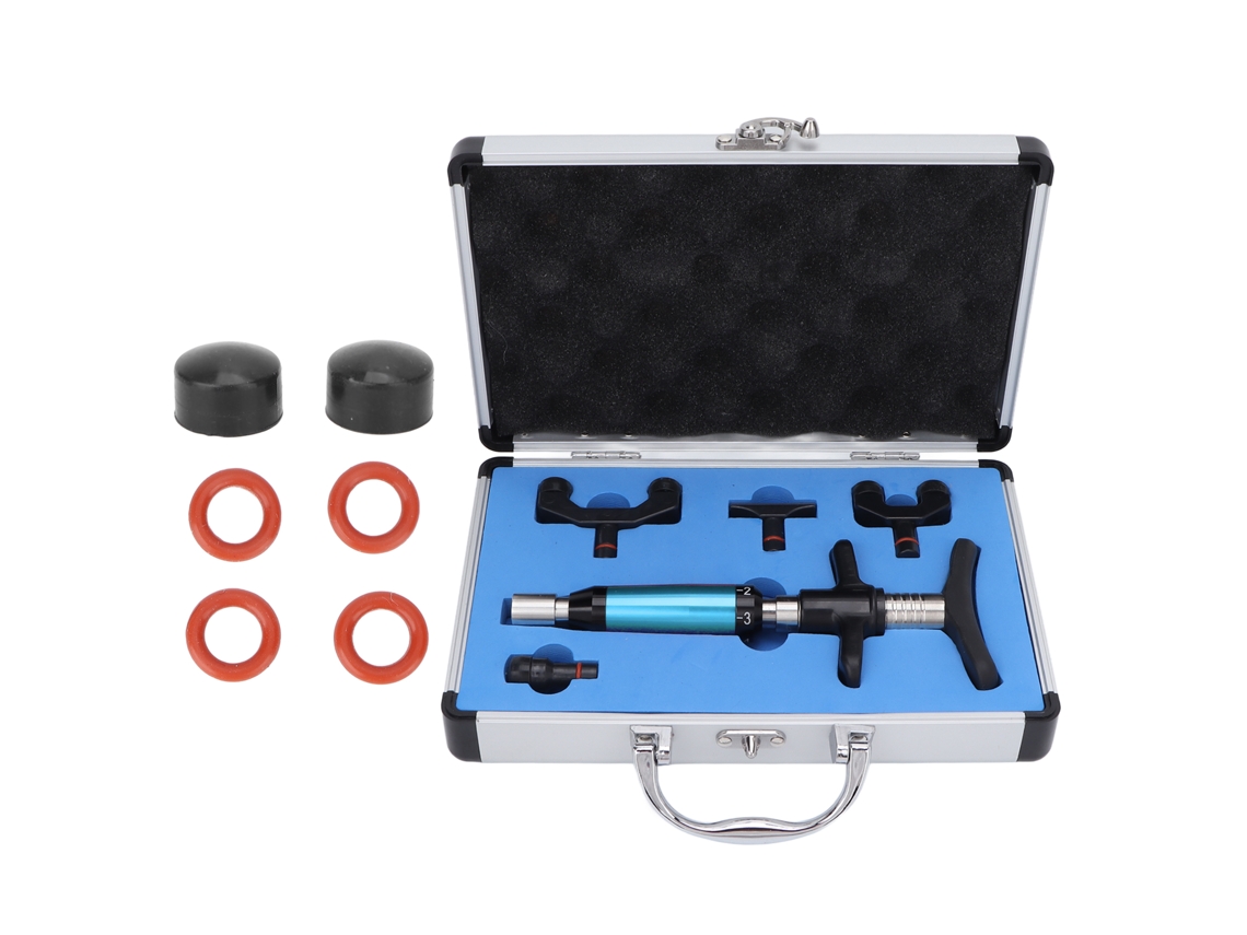 Herramienta de ajuste quiropráctico manual de 6 velocidades para aliviar el dolor de las articulaciones y masajear la columna.
