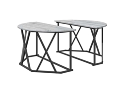 Mesa De Centro | Mesa De Café | Mesa De Salón Gris Sonoma 80 X 80 X 42 Cm