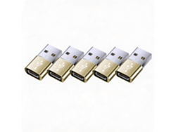 Adaptador Usb-c - Digitallab Dorado (5 Unidades)