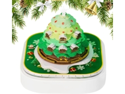 Calendario Time Piece 2026 - Desprendible Con Árbol De Navidad 3d 2026 Agenda Diaria Iluminada