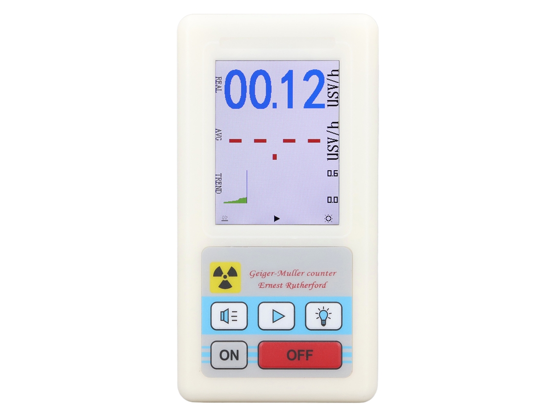 Detector De Radiación Nuclear Portátil De Alta Precisión, Contador Geiger, Monitor De Radiación Portátil Recargable.