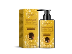 Tinte nutritivo y suave para el cabello castaño.