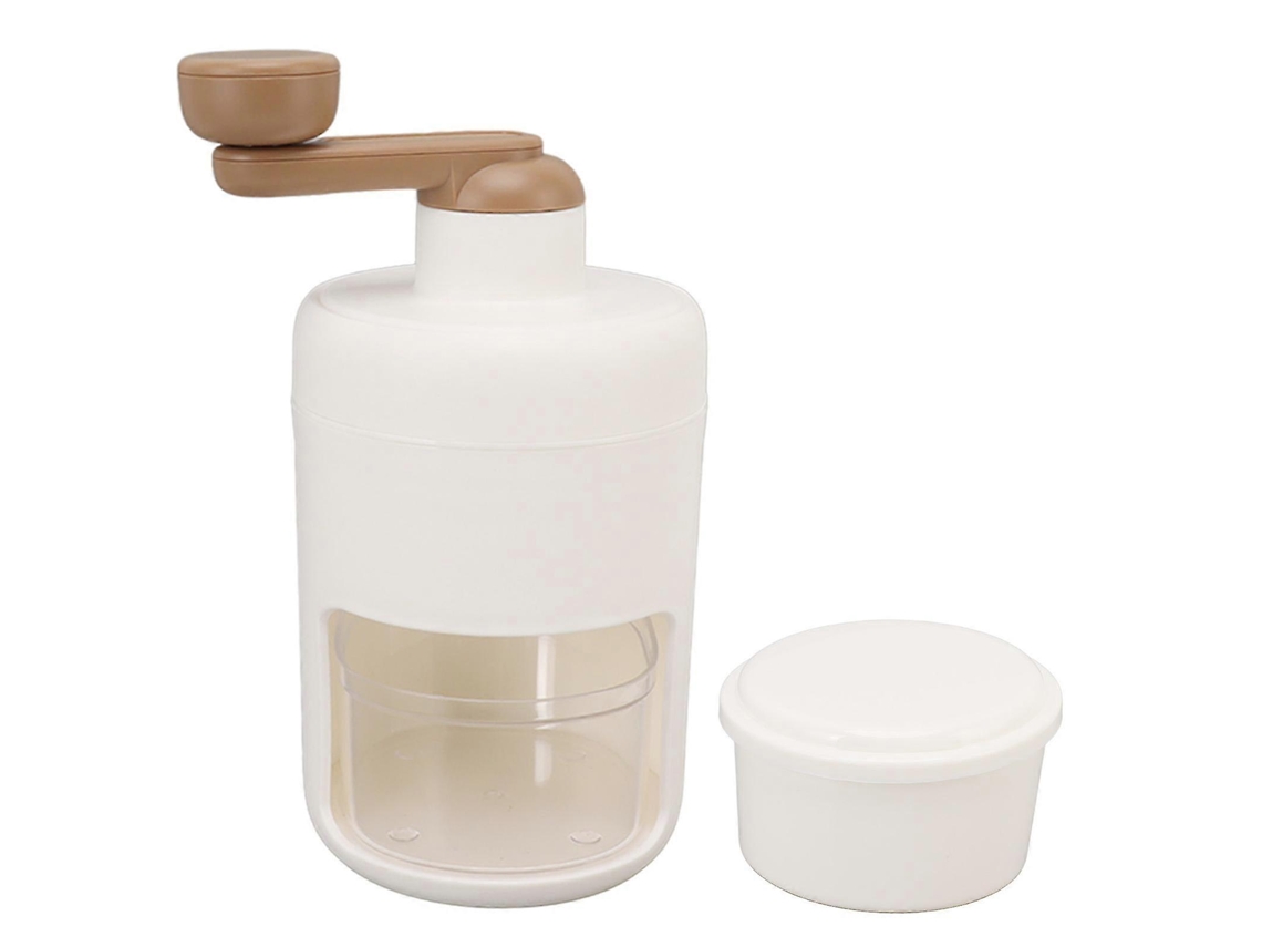 Home X Trituradora de hielo manual, máquina de hielo, trituradora de hielo transparente para uso doméstico, caja de 24 cm, 13 cm de ancho Rosewell