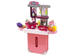 Cocina de juguete portátil 3 en 1 con accesorios | LPM Kids Toy (3 años)