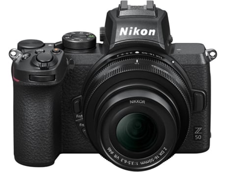 Kit Cámara Mirrorless NIKON Z50 Negro + NIKKOR Z DX 16-50MM F3.5-6.3 VR