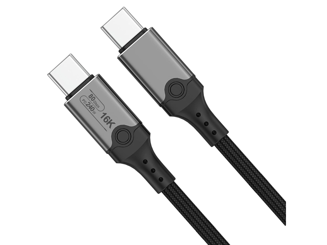 Cable De Carga Rápida Usb 5.0 De 80 Gbps Usb-c A 240 W Para Smartphones