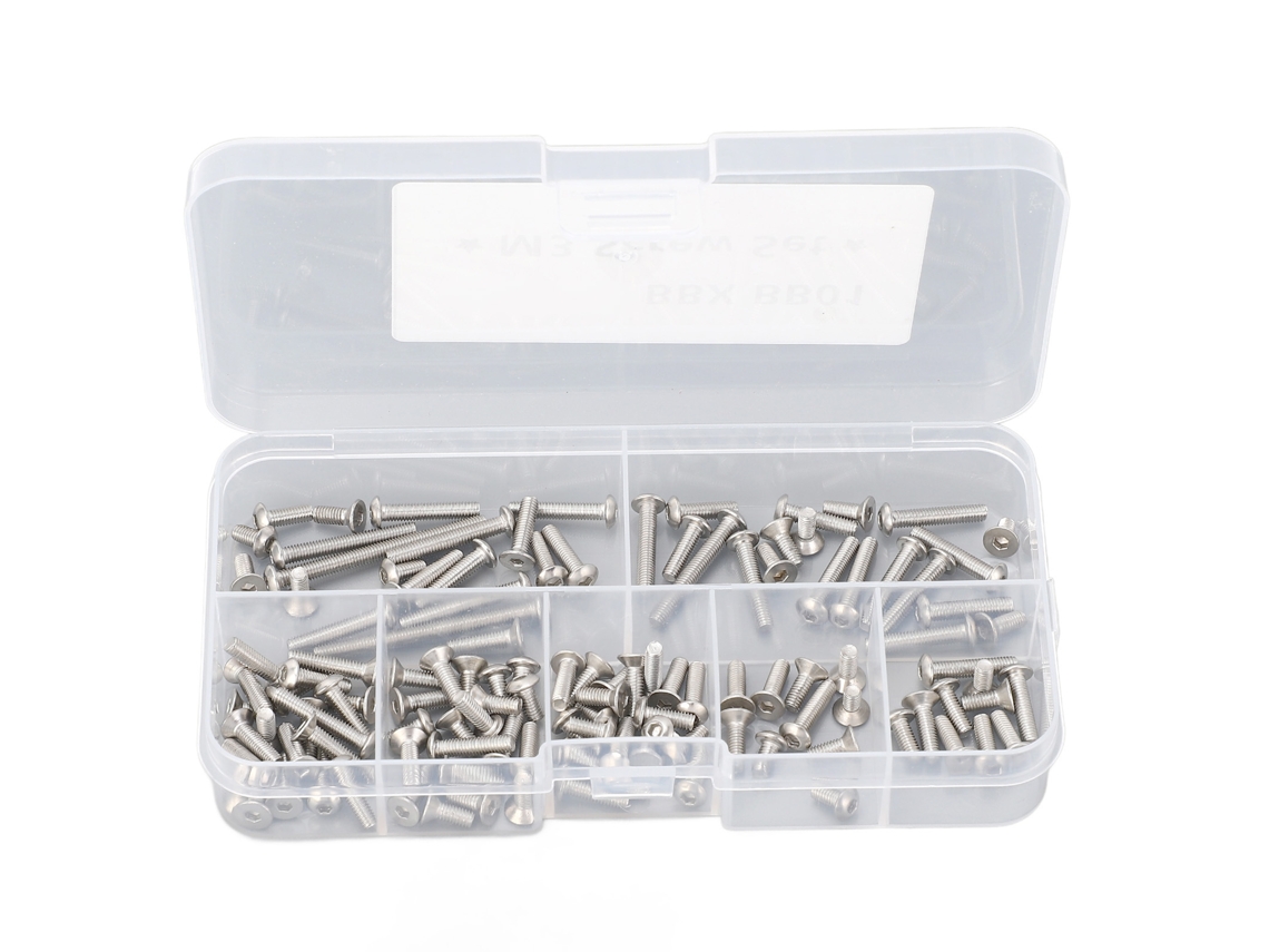 Kit De Tornillos M3 De Acero Inoxidable Resistente A La Corrosión Para Coches Rc Bbx Bb01 - Juego De Tornillos Hexagonales