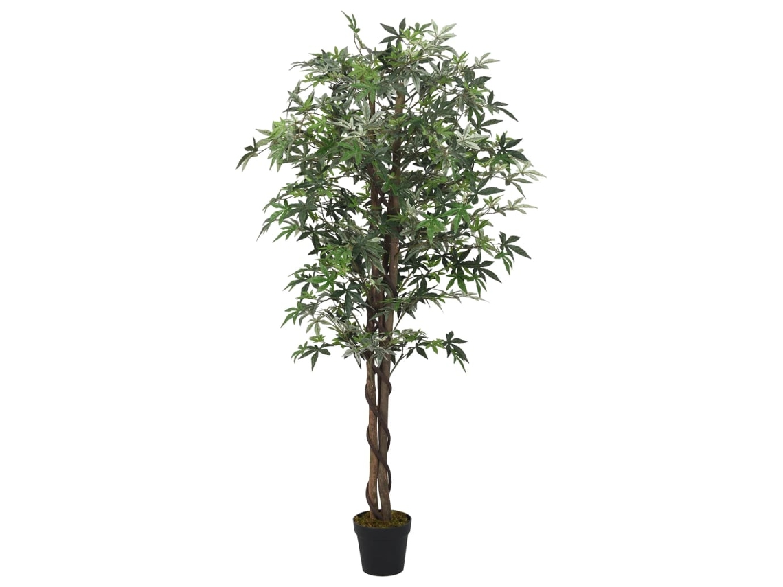Arce Artificial Con 504 Hojas Verde 150 Cm