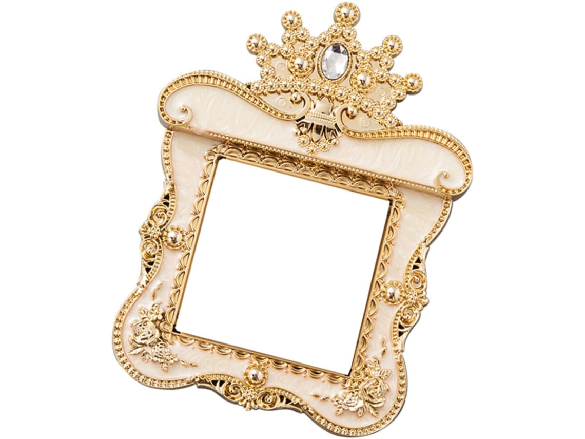 Revestimiento Decorativo De Pared De 8,7 X 8,9 Cm En Acrílico Con Diamantes De Imitación Dorados, Autoadhesivo.