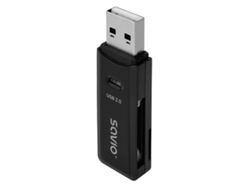 Lector de Tarjetas Externo SAVIO AK-63 Negro
