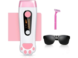 Depiladora IPL Yizhood con 999.999 destellos, ajustable para bikini y cuerpo, color rosa