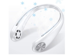 Ventilador de Cuello Portátil ENZON 3 Velocidades 360° Blanco