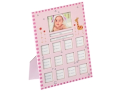baby animal frame, pink
