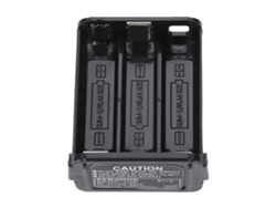 Estuche Para Pilas Para Radios Bidireccionales Kenwood Th-28 Th-48 Th-78ht (capacidad Para 6 Pilas Aa) Negro