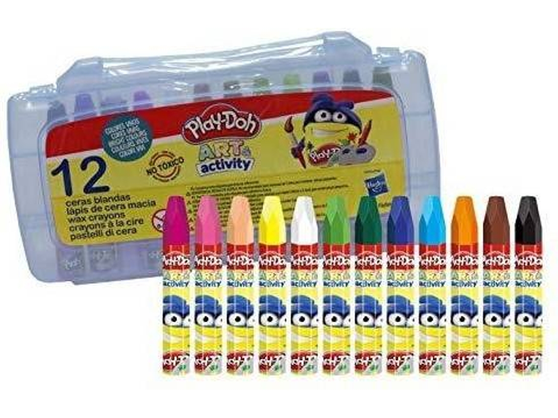 Juego Criativo PLAY DOH Set de Lápices de Cera (Edad Minima: 3 Años)