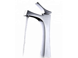 Grifo De Lavabo Elevado 206 En Latón Cromado Colección Enipée