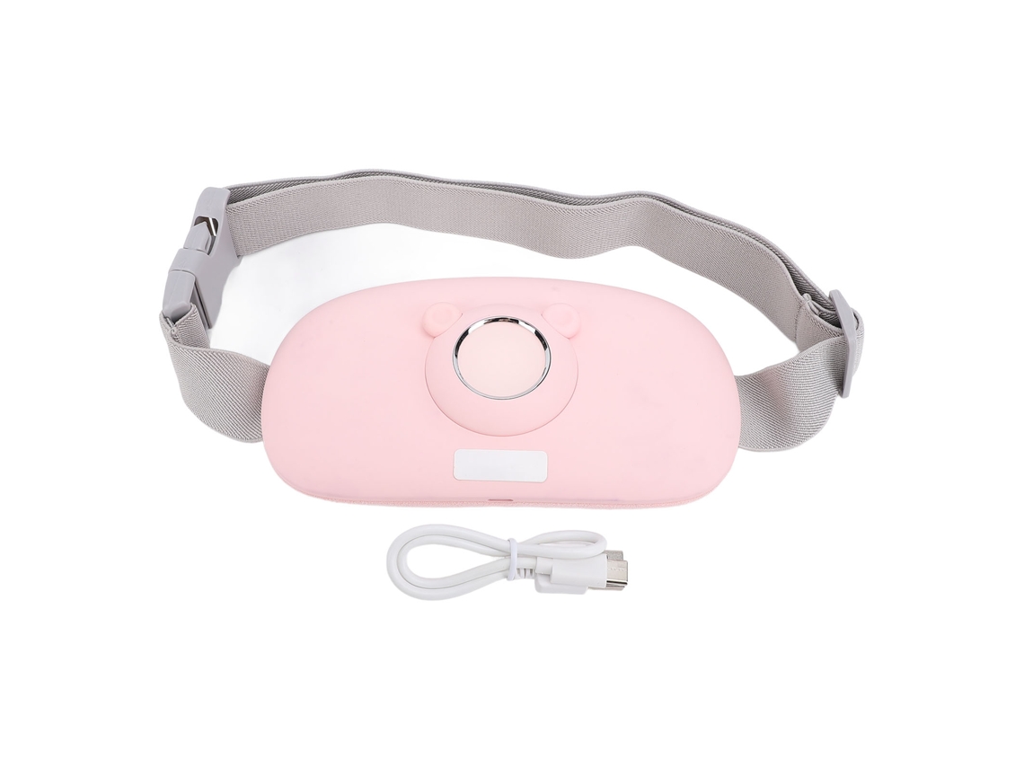Masajeador térmico para cintura y abdomen con 6 modos y control digital.