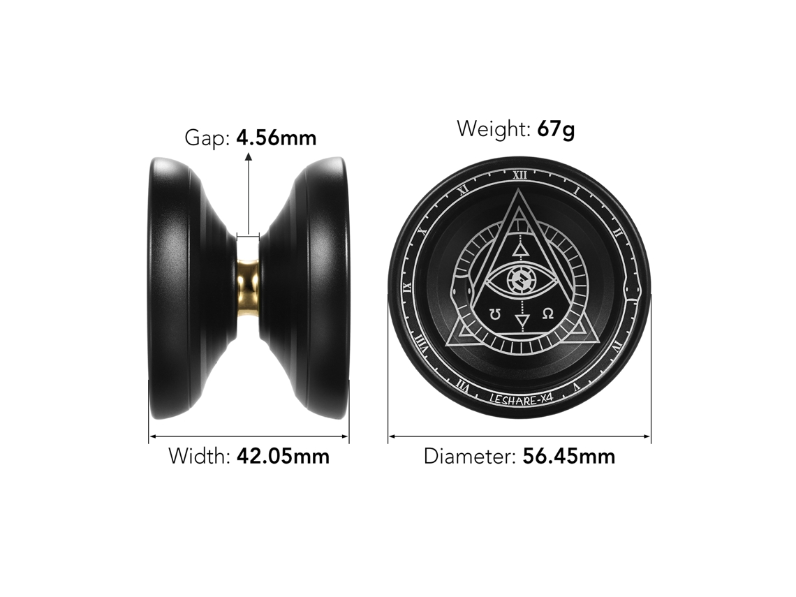 Juego De 2 Yo-yos Profesionales De Aleación De Aluminio Para Competición, Con Cuerdas, Funda Y Bolsa De Almacenamiento.