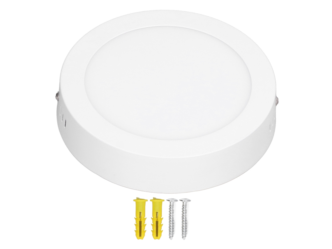 2026-lámpara De Techo Led 12w Alta Brillo Luz Suave 6500k Luz Blanca Instalación En Superficie Fixture 85-265v