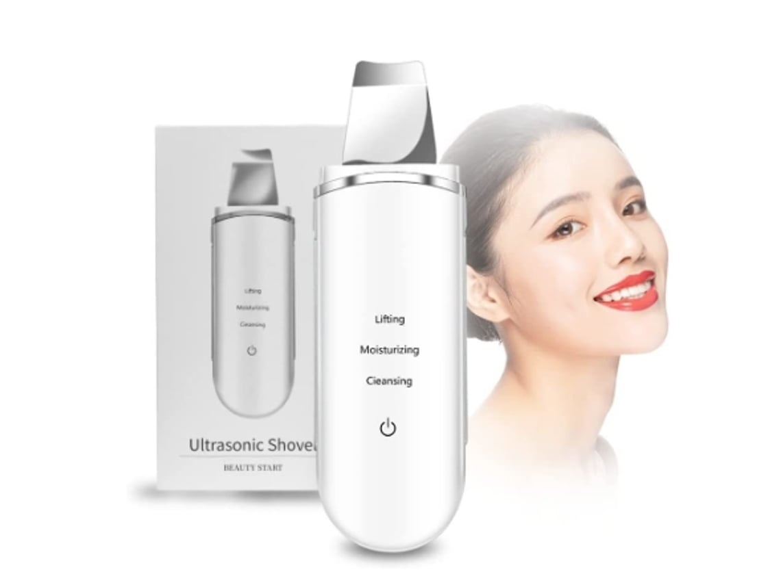 Masajeador facial, eliminador de puntos negros, exfoliante facial ultrasónico recargable, hidratante y removedor, Yunzii