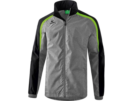 Chubasquero Niños ERIMA Liga 2.0 (Gris, Negro y Verde - 12 Años )