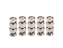 Kit De 5 Conectores Bnc Macho A Bnc Macho Portátiles Con Impedancia De 50 Ohmios Para Comunicación Inalámbrica