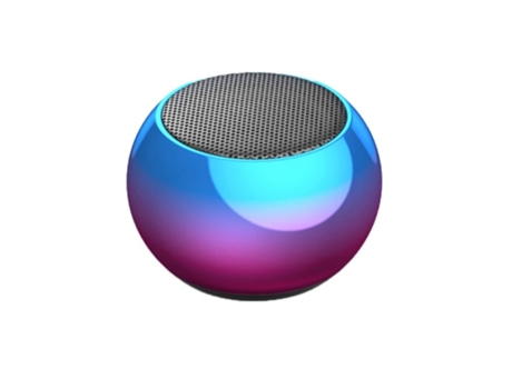 Altavoz Bluetooth Subwoofer inalámbrico pequeño portátil al aire libre Mini Audio Compatible con Ios/Android azul púrpura