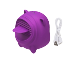 Vibrador De Masaje Para Lamer La Lengua De 10 Frecuencias Para Mujeres (prpura) Yizhood