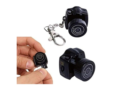 Mini DV DVR Y2000 Videocámara Grabadora de vídeo para cámara web Casco Bicicleta Motocicleta Senderismo Deportes (Negro) BISBISOUS
