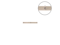 Perchero de madera 1mt