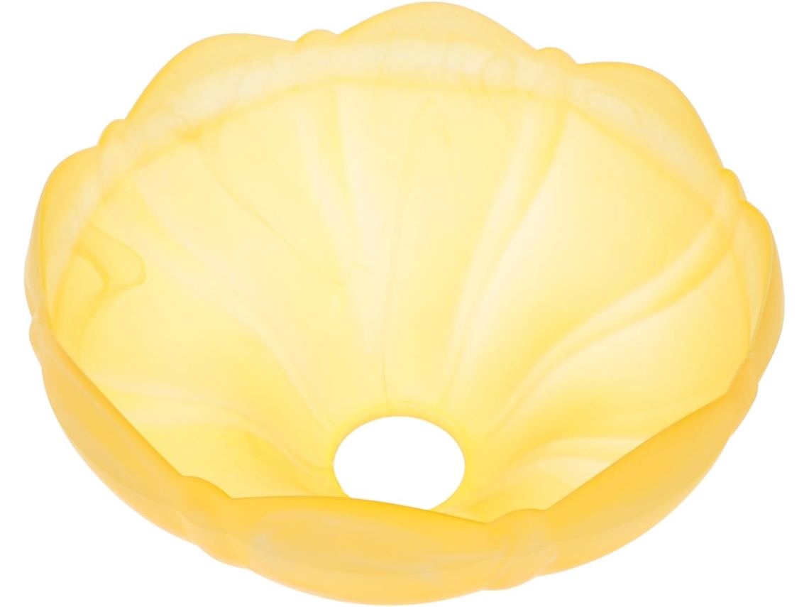 Y Protector De Luz De Techo Para Lámpara Colgante En Portalámparas De Cristal Naranja Transparente