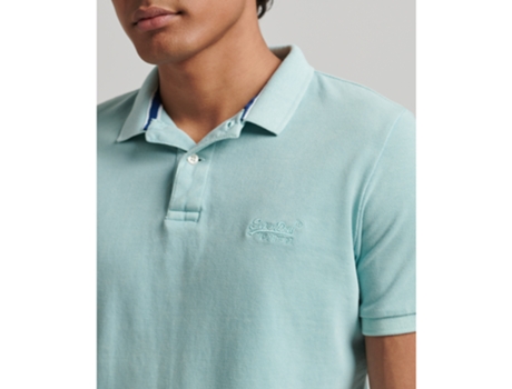 Polo de Hombre SUPERDRY Destroyed Verde (2XL)
