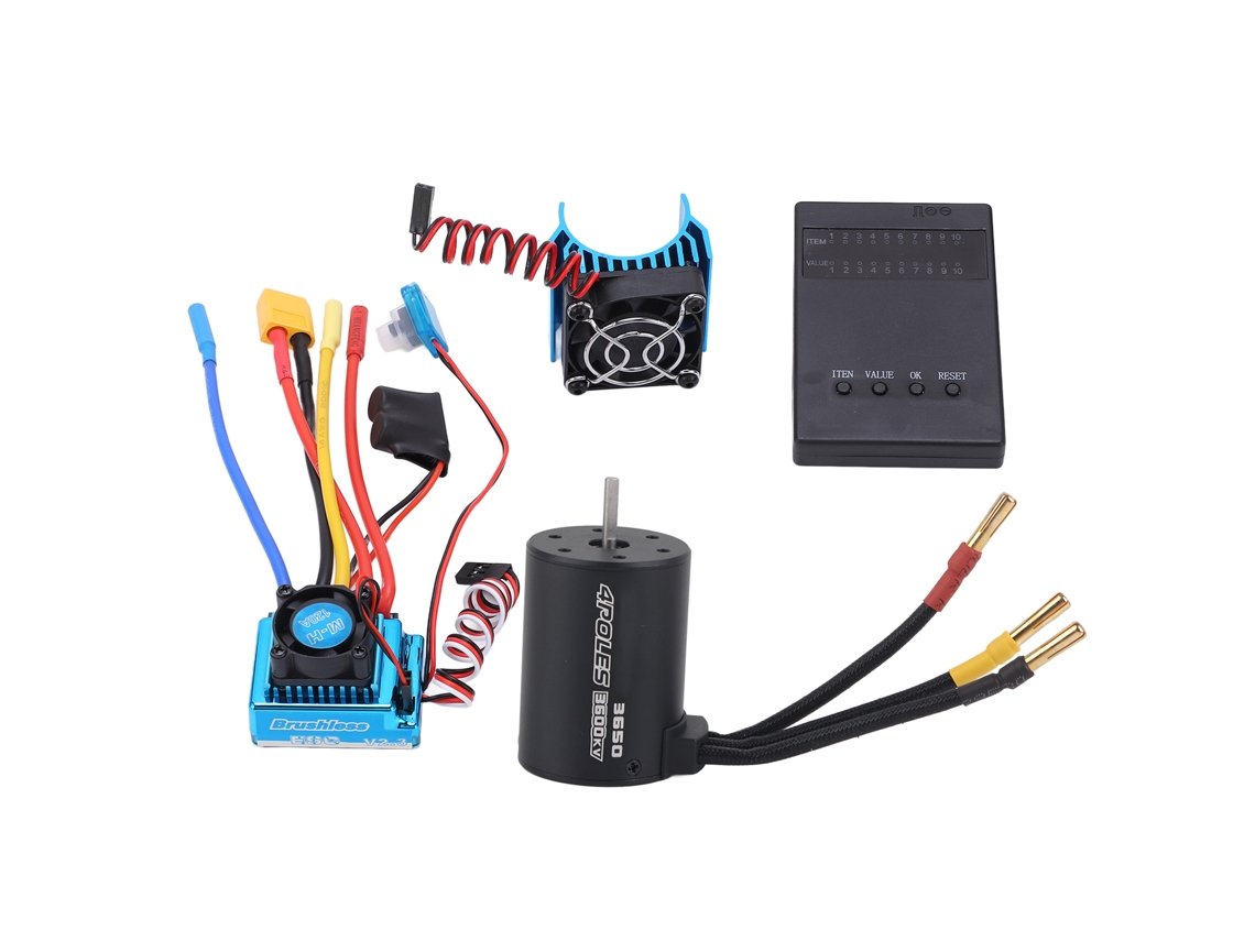 Motor sin escobillas 3650 3600kv Combo ESC para coche RC 1/10 1/8