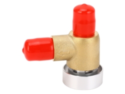 Válvula De Retención De Vacío Rv 571-vac-chk-a, Rosca Macho Npt De 1/2 Pulgada, De Latón.
