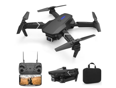 E88Pro Mini Drone con cámara 4K (Cámara única - Duración de la batería: 15 min - Negro)