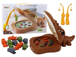 Juego de pesca de cocodrilos magnéticos B.active Brown Crocodile