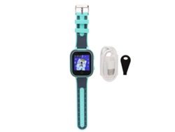 Relógio inteligente infantil Bj-Smartwatch 4G para meninos e meninas, tela sensível ao toque IPS de 1,4 polegadas, localização, videochamada, SOS, à prova d'água IP67, azul.