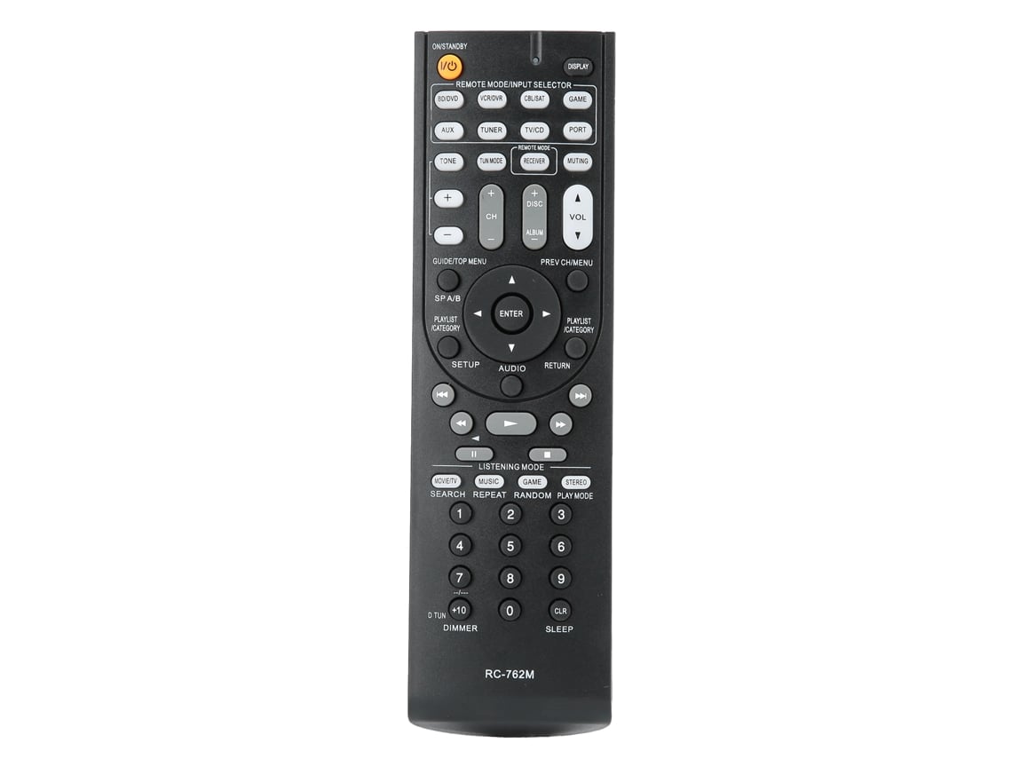Mando A Distancia De Repuesto Rc762m Compatible Con El Receptor Av Onkyo Hts3400 Avx290