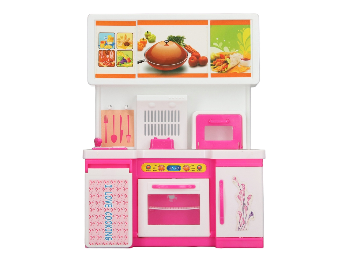 Brinquedo De Mesa De Cozinha Infantil Com Forno Abertura Reconhecimento Educativo De Utensílios