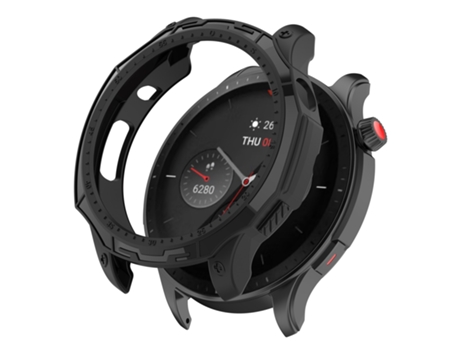 Caja de reloj Amazfit GTR 4 / GTR 4 Pro Armor Hollow TPU (negro)