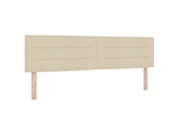 Cabecero LED con tiras de poliéster color crema MAISON EXCLUSIVE (180x0x0 cm)