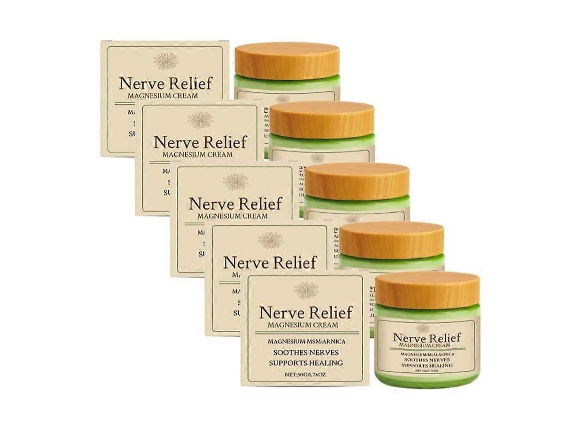 Crema de magnesio natural para aliviar los nervios, favorecer el sueño y promover la relajación muscular profunda. TAISHENGDA (1 5x)